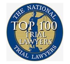 top 100 Trial Lawyers award