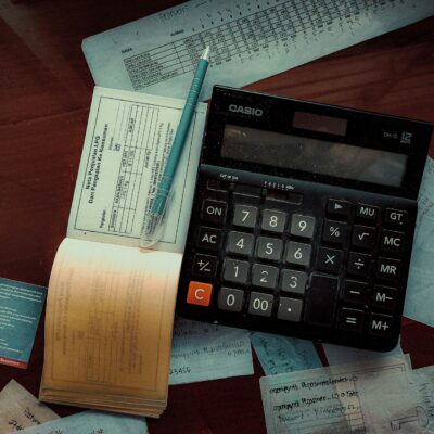 Calculator on top of pay records