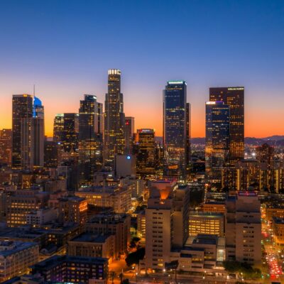 Los Angeles at night - whistleblower retaliation attorney Los Angeles at night - whistleblower retaliation attorney