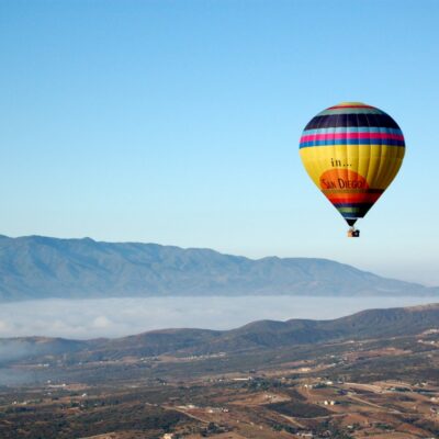 Hot air balloon over Temecula Valley - Murrieta and Temecula accident lawyer