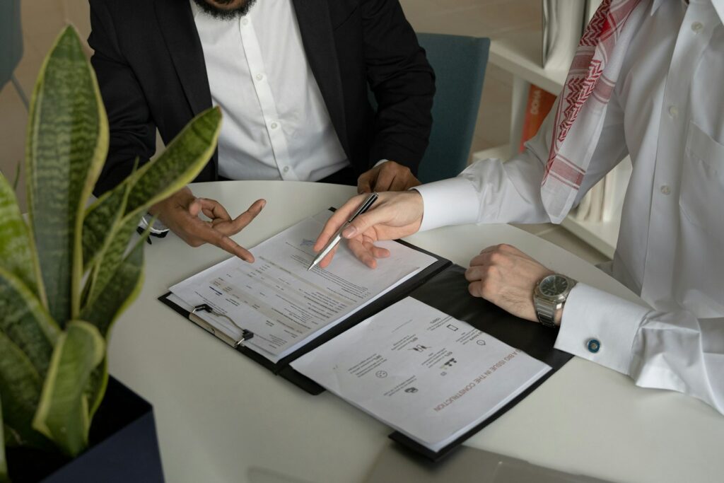 Reviewing personal injury settlement documents