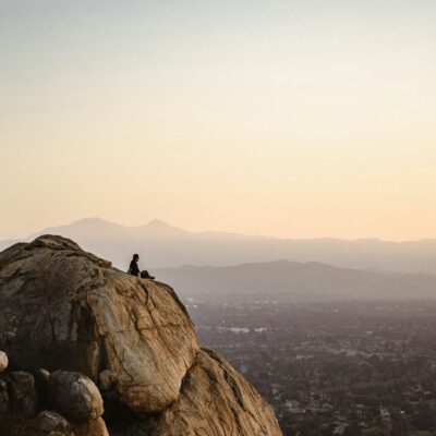 Sunset view over Riverside, California from Mount Rubidoux Sunset view over Riverside, California from Mount Rubidoux